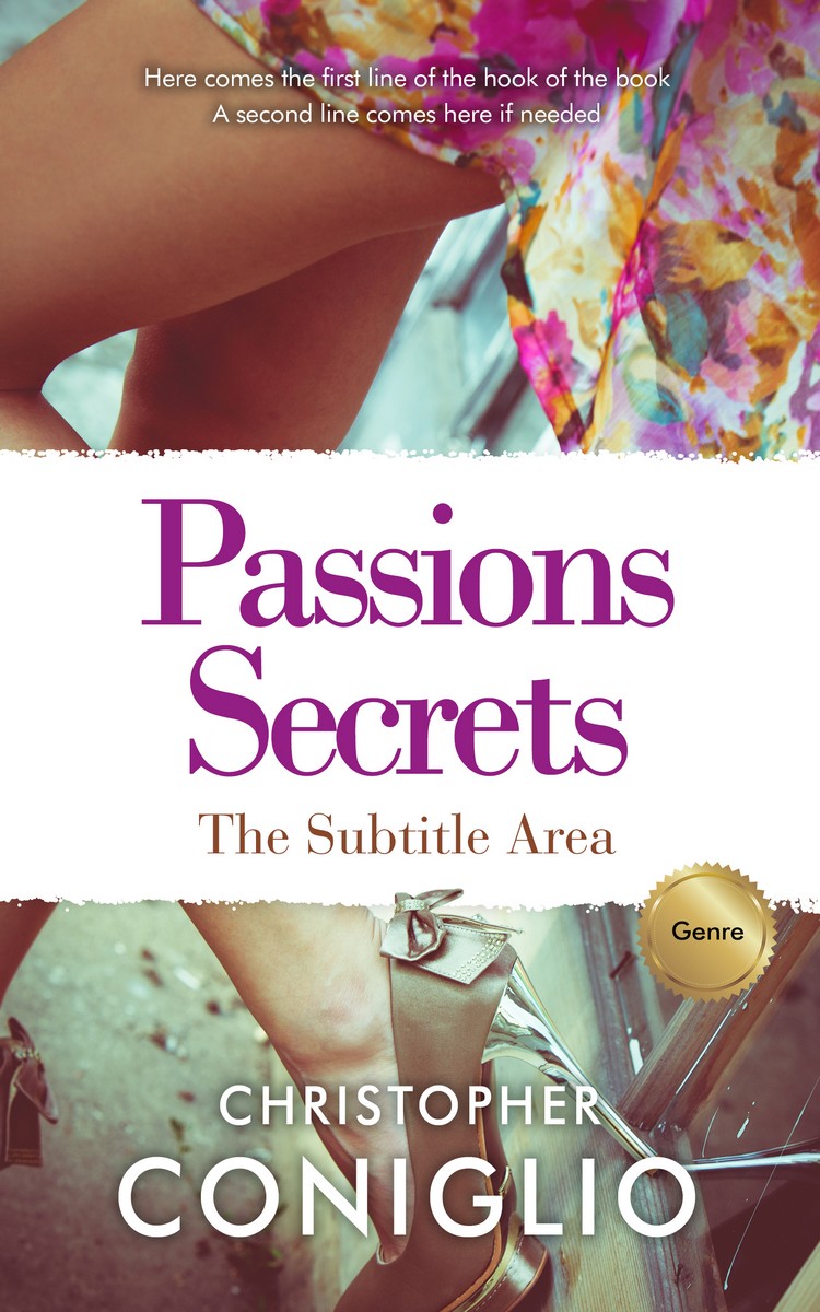 2D view of Premade Romance Book Cover - Au Chico