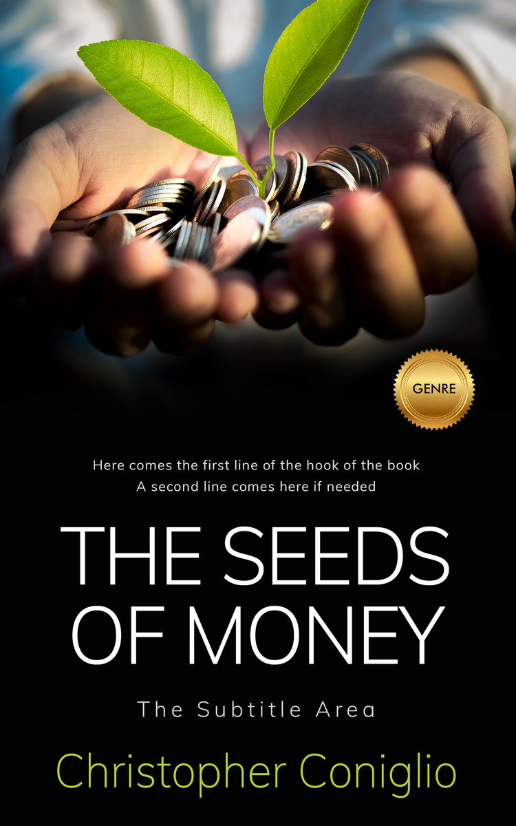 2D view of Premade Business Book Cover - Cod Gray