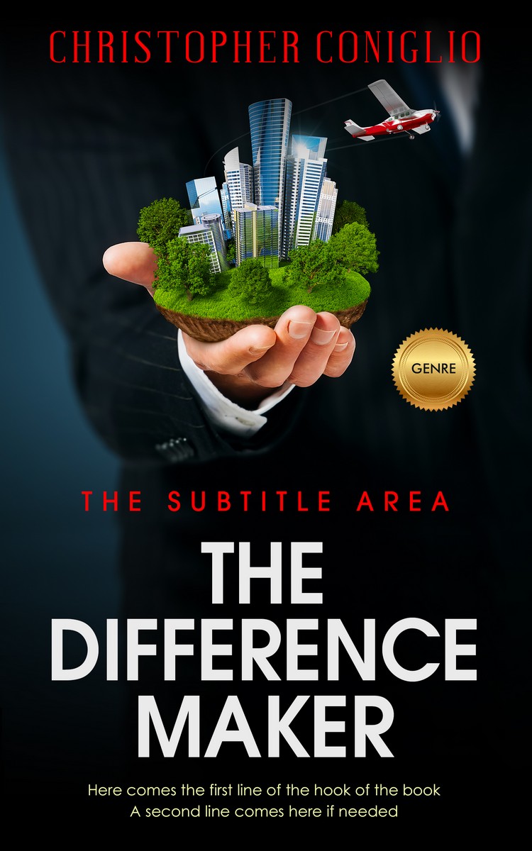 2D view of Premade Business Book Cover - Cameo