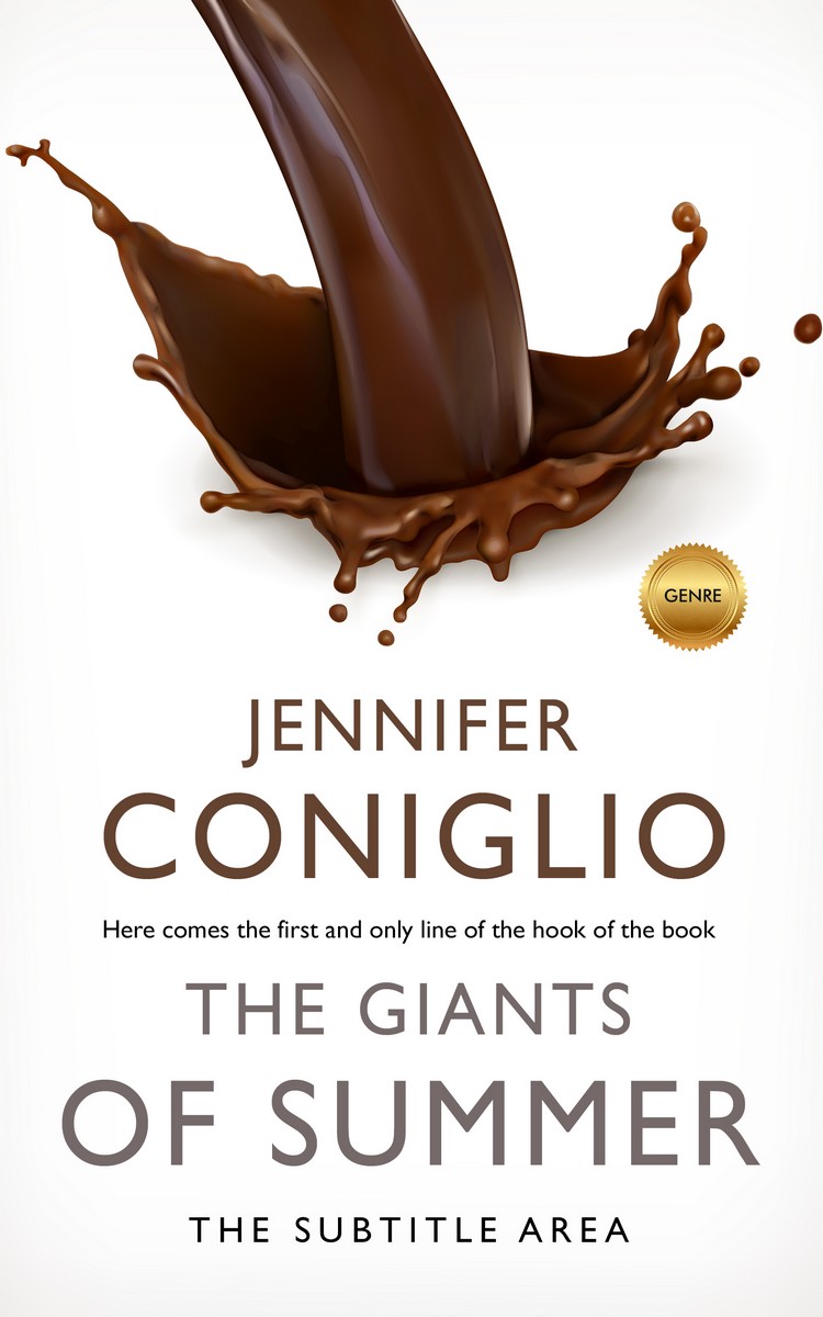 2D view of Premade Cookbooks & Food & Wine Book Cover - Pampas