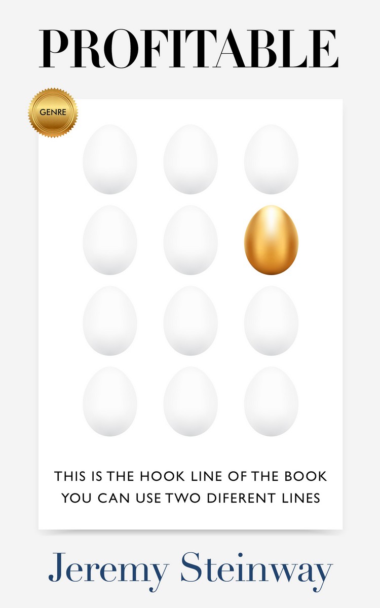 2D view of Premade Business Book Cover - Desert Storm