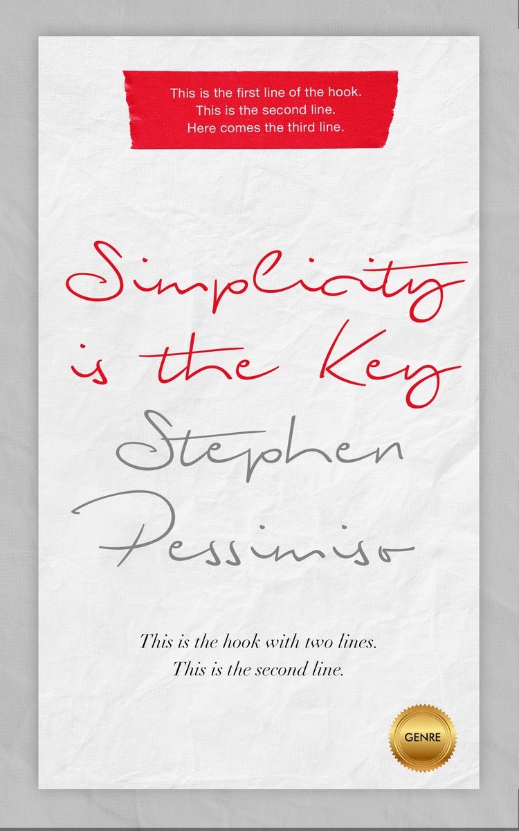 2D view of Premade Self-Improvement & Self-Help Book Cover - Mercury