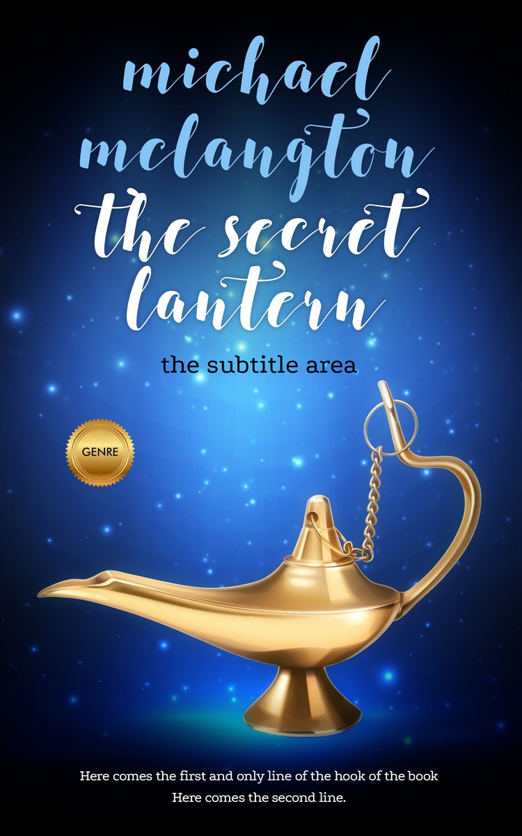 2D view of Premade Fantasy Book Cover - Firefly