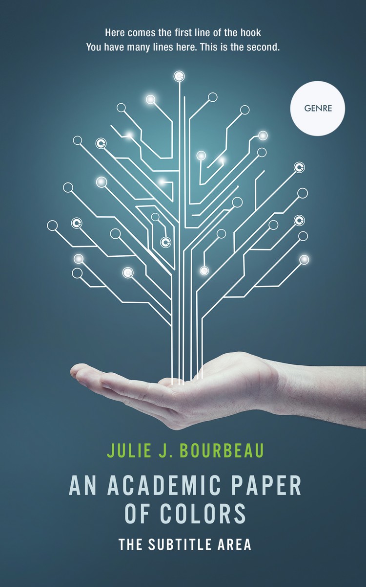 2D view of Premade Abstract Book Cover - William