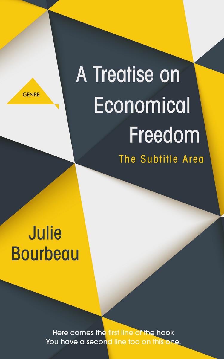 2D view of Premade Abstract Book Cover - Limed Spruce