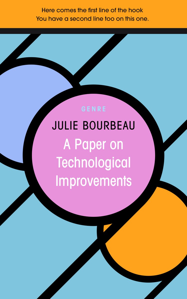 2D view of Premade Business Book Cover - Apricot