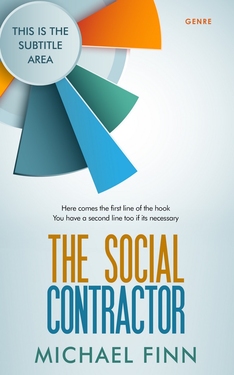 2D view of Premade Abstract Book Cover - Mystic