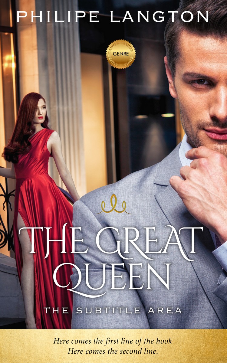 2D view of Premade Business Book Cover - Rodeo Dust