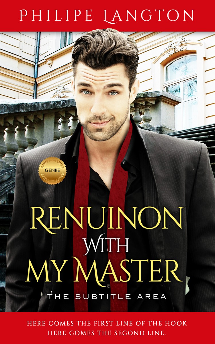 2D view of Premade Chick Lit Book Cover - Japonica