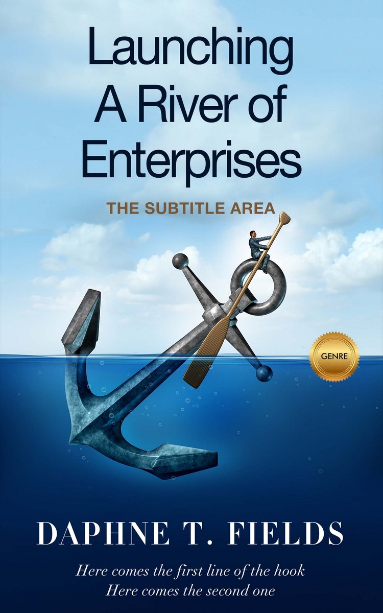 2D view of Premade Business Book Cover - Madison