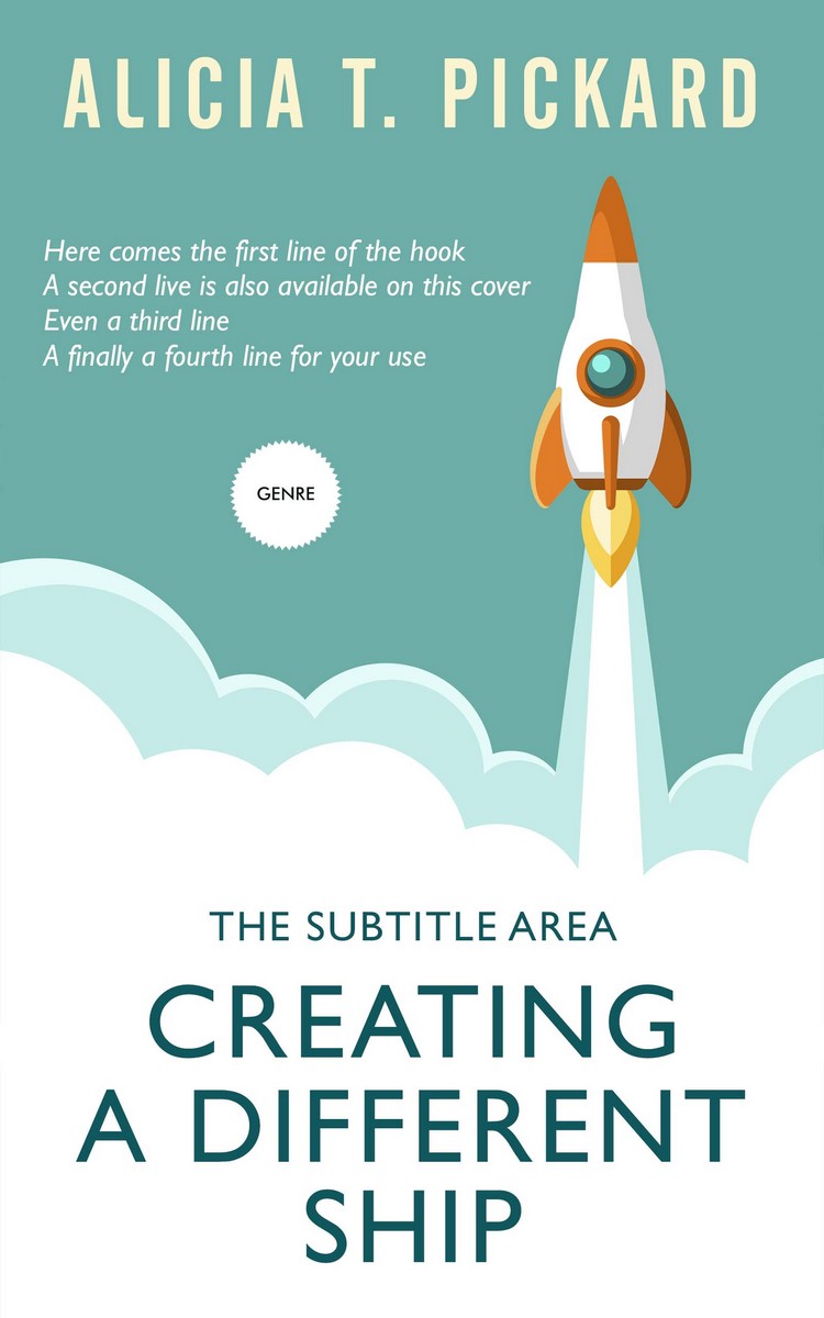 2D view of Premade Business Book Cover - Breaker Bay