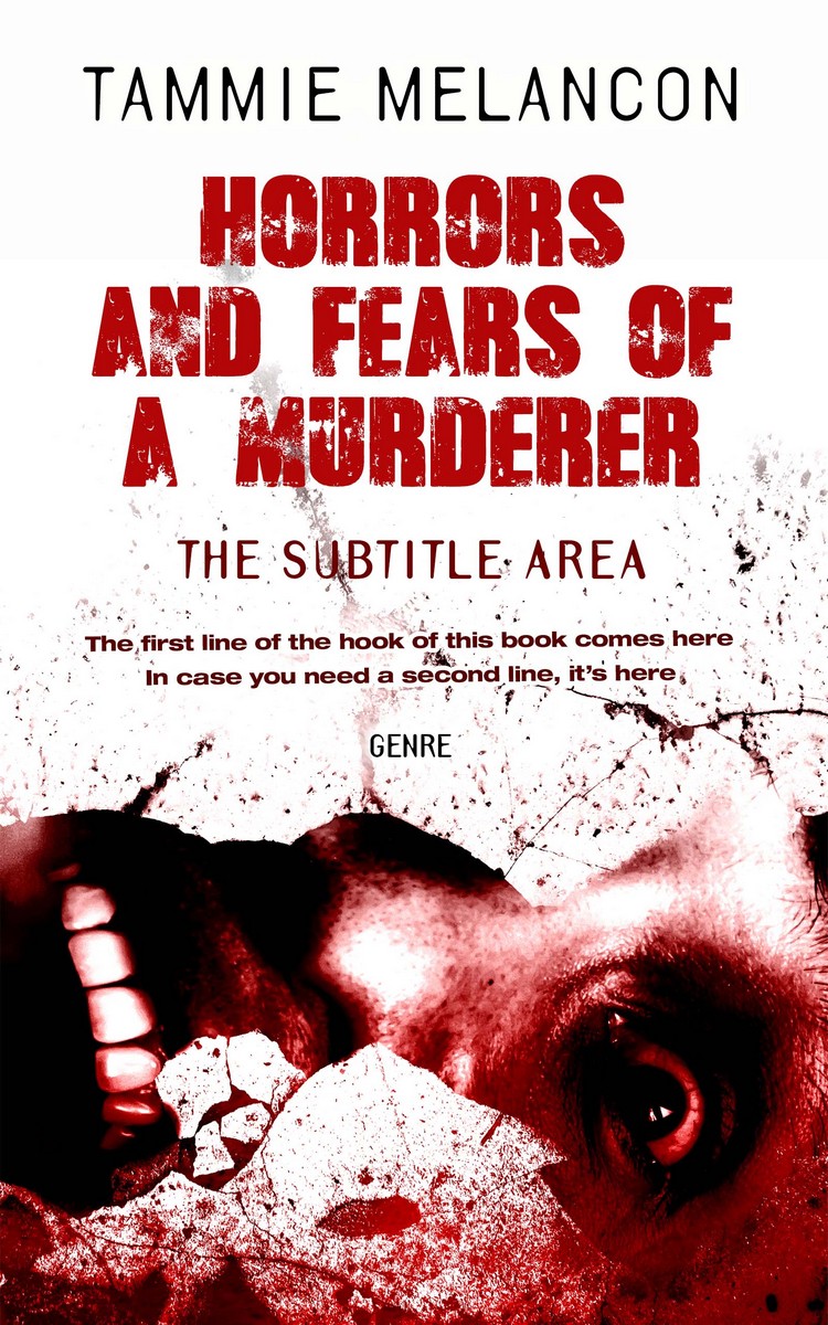 2D view of Premade Horror Book Cover - Creole