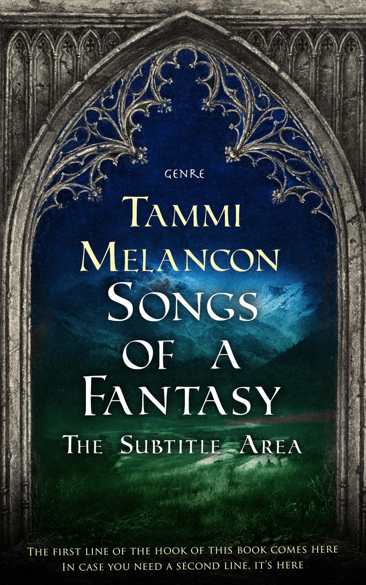 2D view of Premade Fantasy Book Cover - Mirage