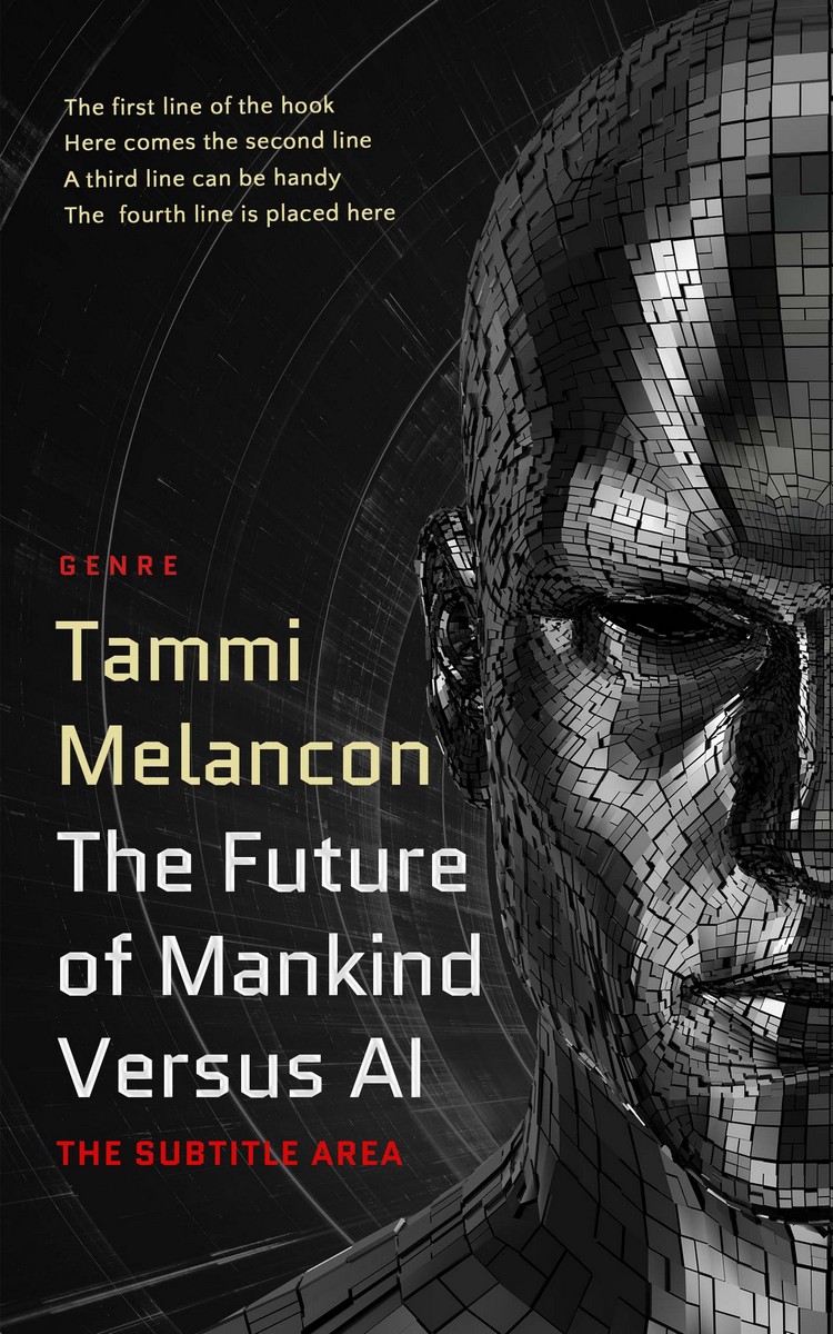 2D view of Premade Science Fiction Book Cover - Tuatara