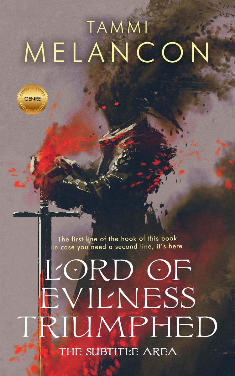 2D view of Premade Fantasy Book Cover - Russett