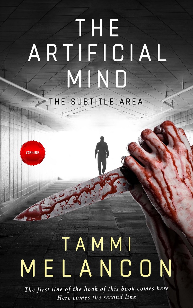 2D view of Premade Horror Book Cover - Cold Turkey