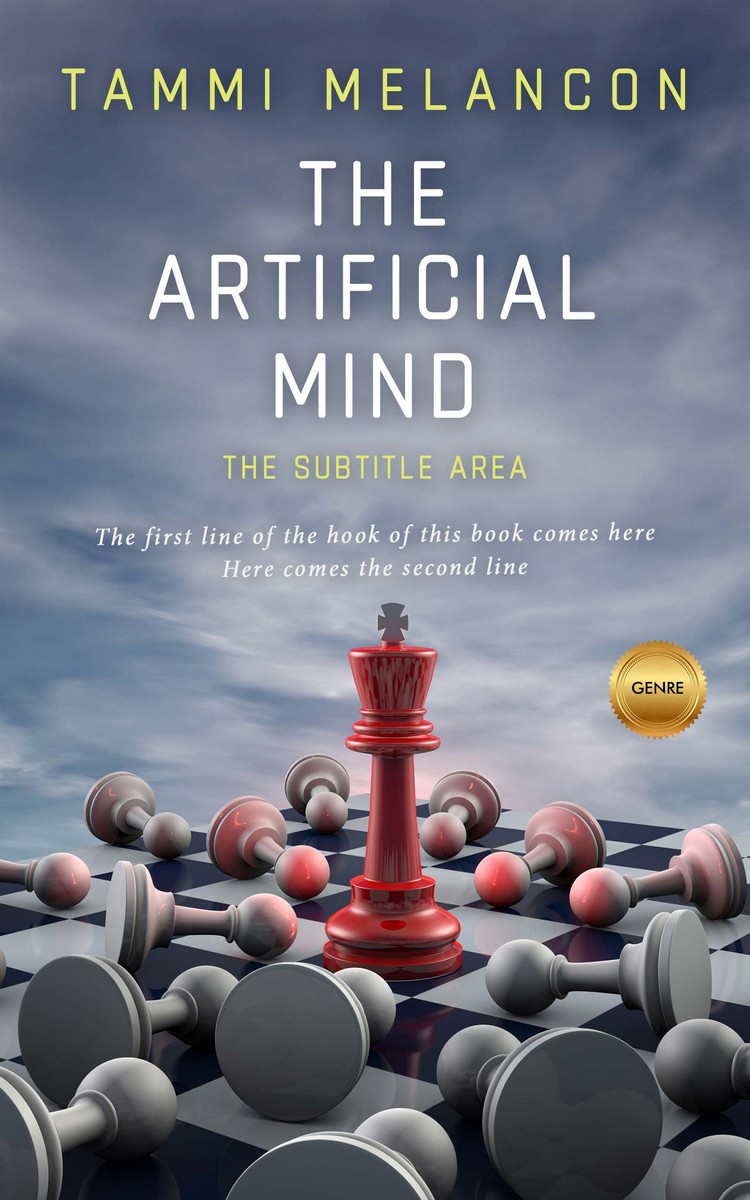 2D view of Premade Business Book Cover - Raven