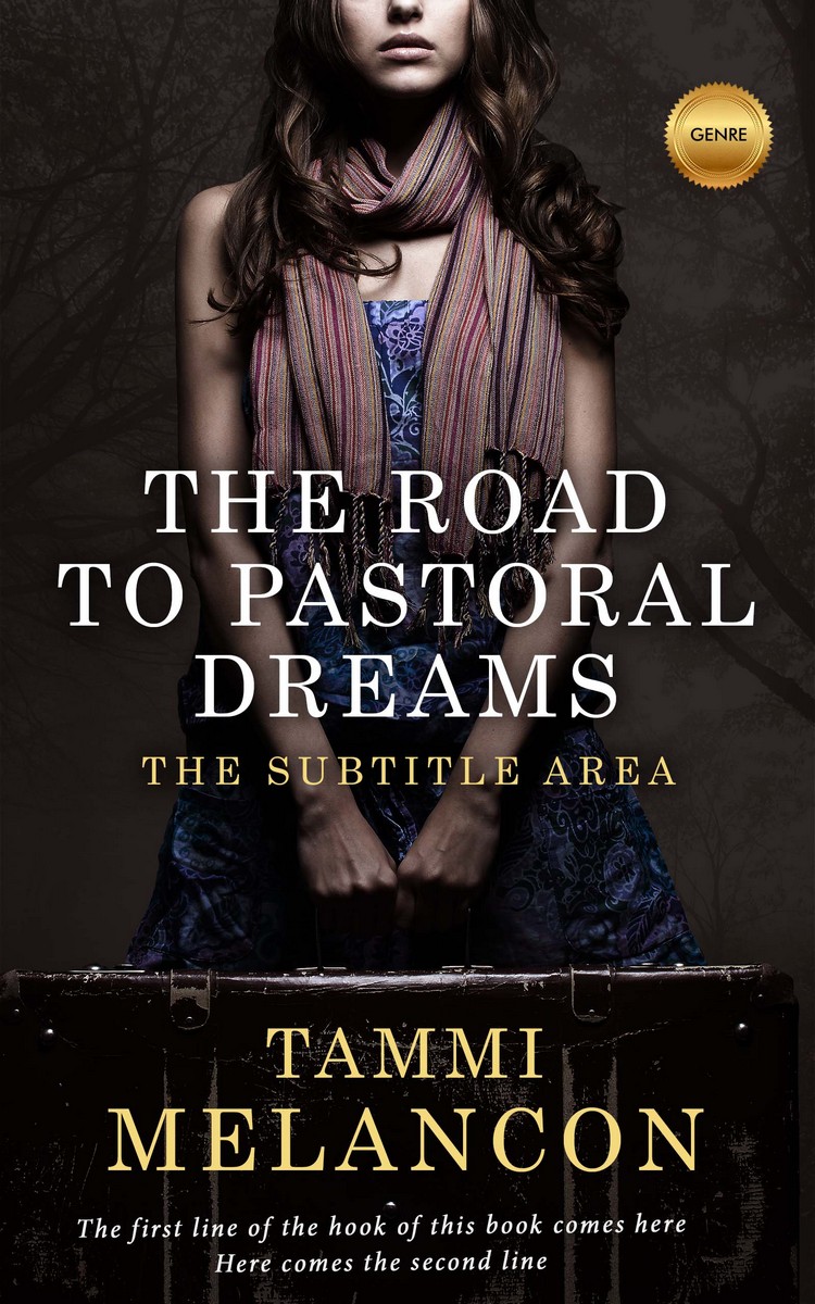 2D view of Premade Travel Book Cover - Cod Gray