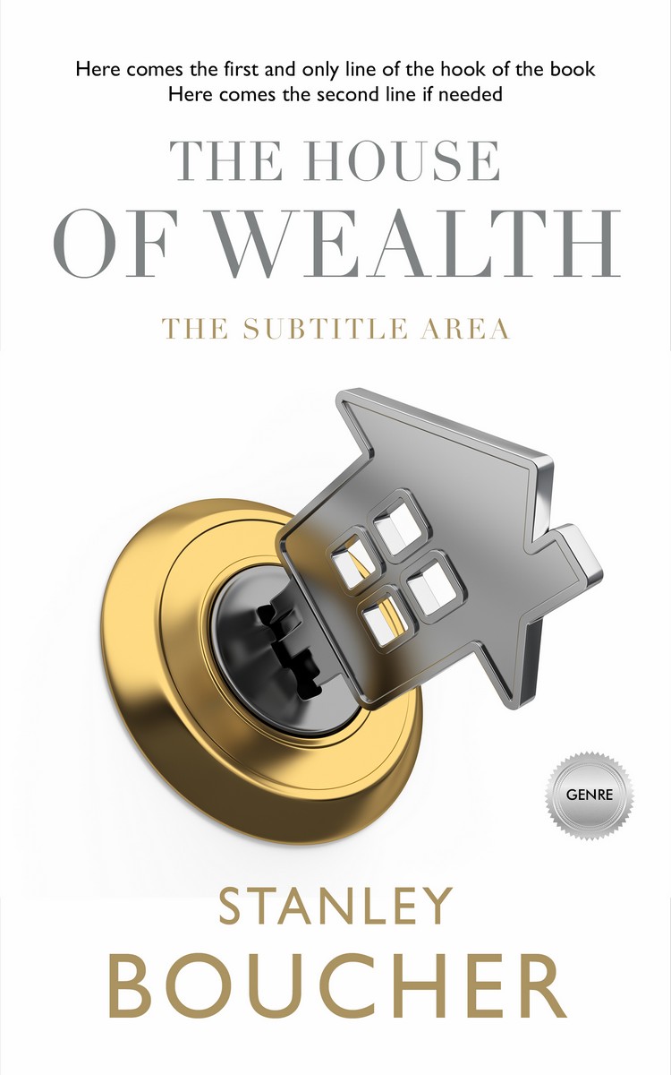 2D view of Premade Self-Improvement & Self-Help Book Cover - Hillary