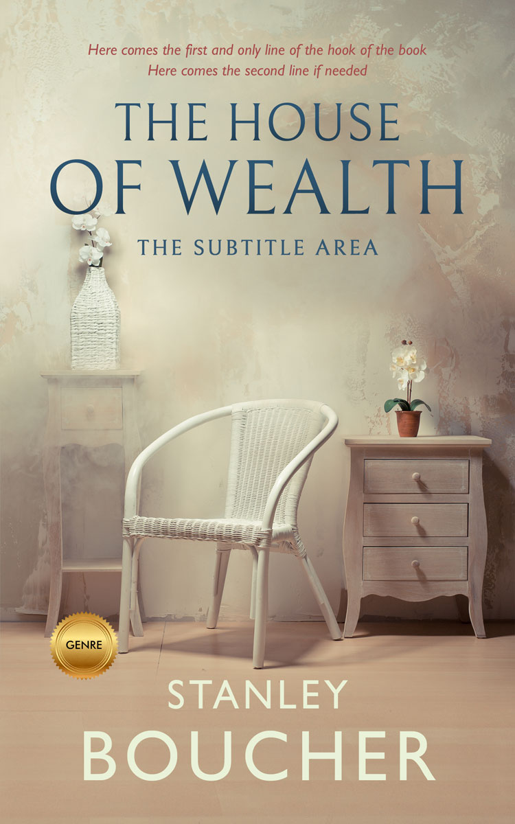 2D view of Premade Self-Improvement & Self-Help Book Cover - Hillary