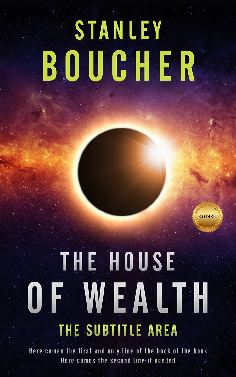 2D view of Premade Science Fiction Book Cover - Whiskey