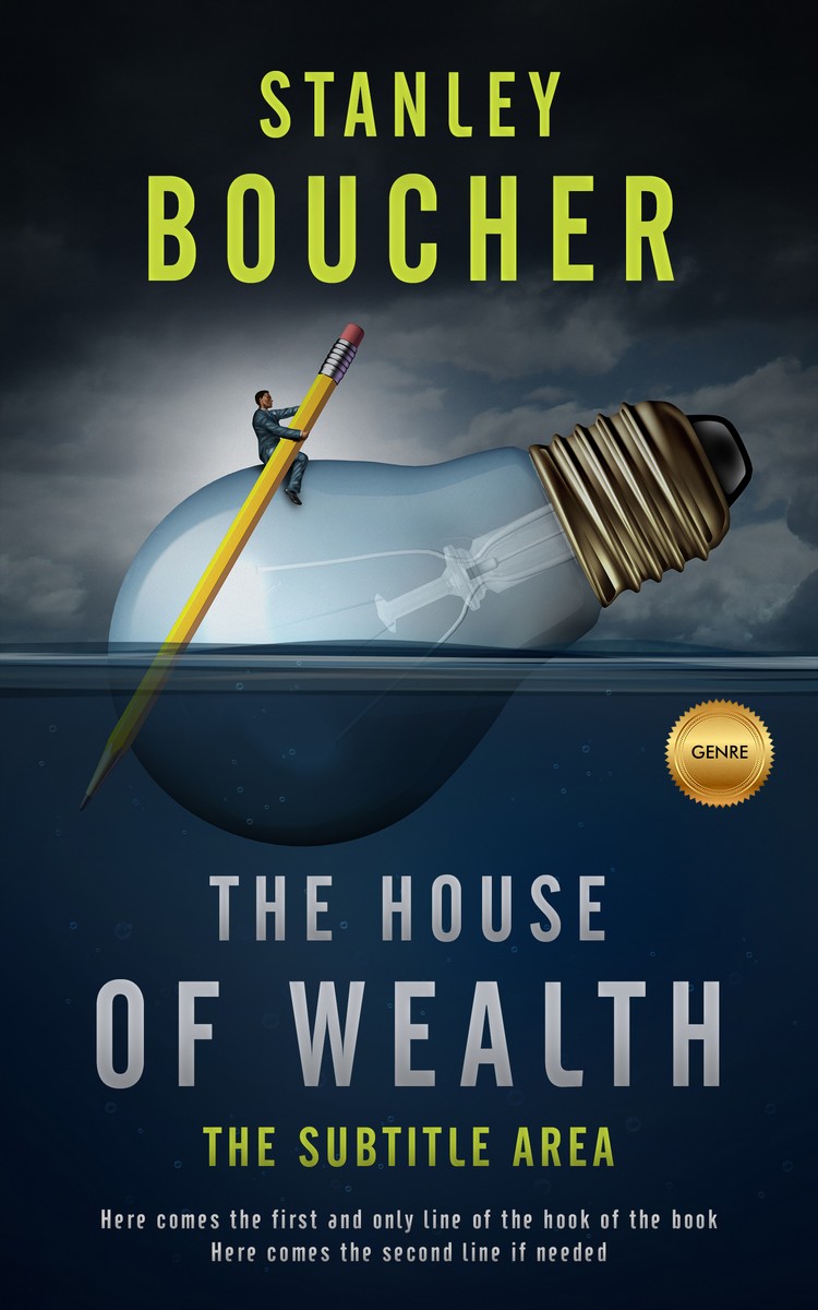 2D view of Premade Business Book Cover - Mirage