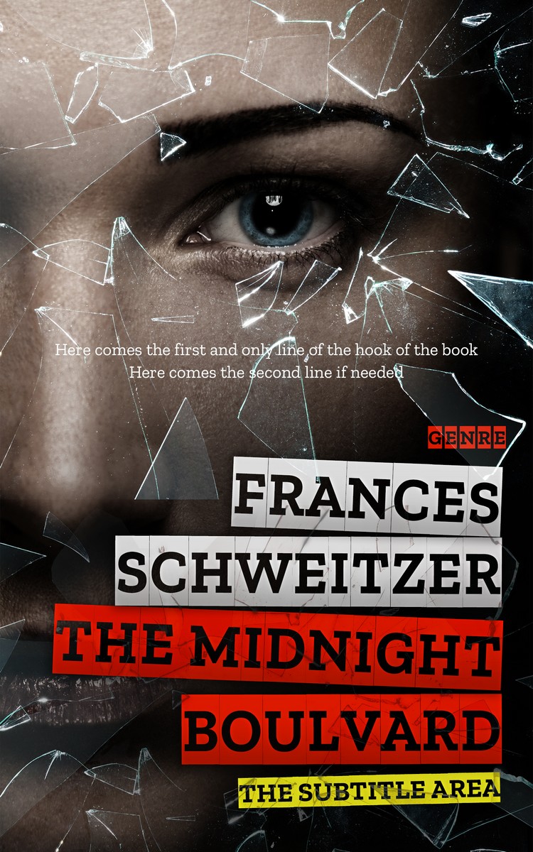 2D view of Premade Mystery & Thriller & Suspense Book Cover - Contessa