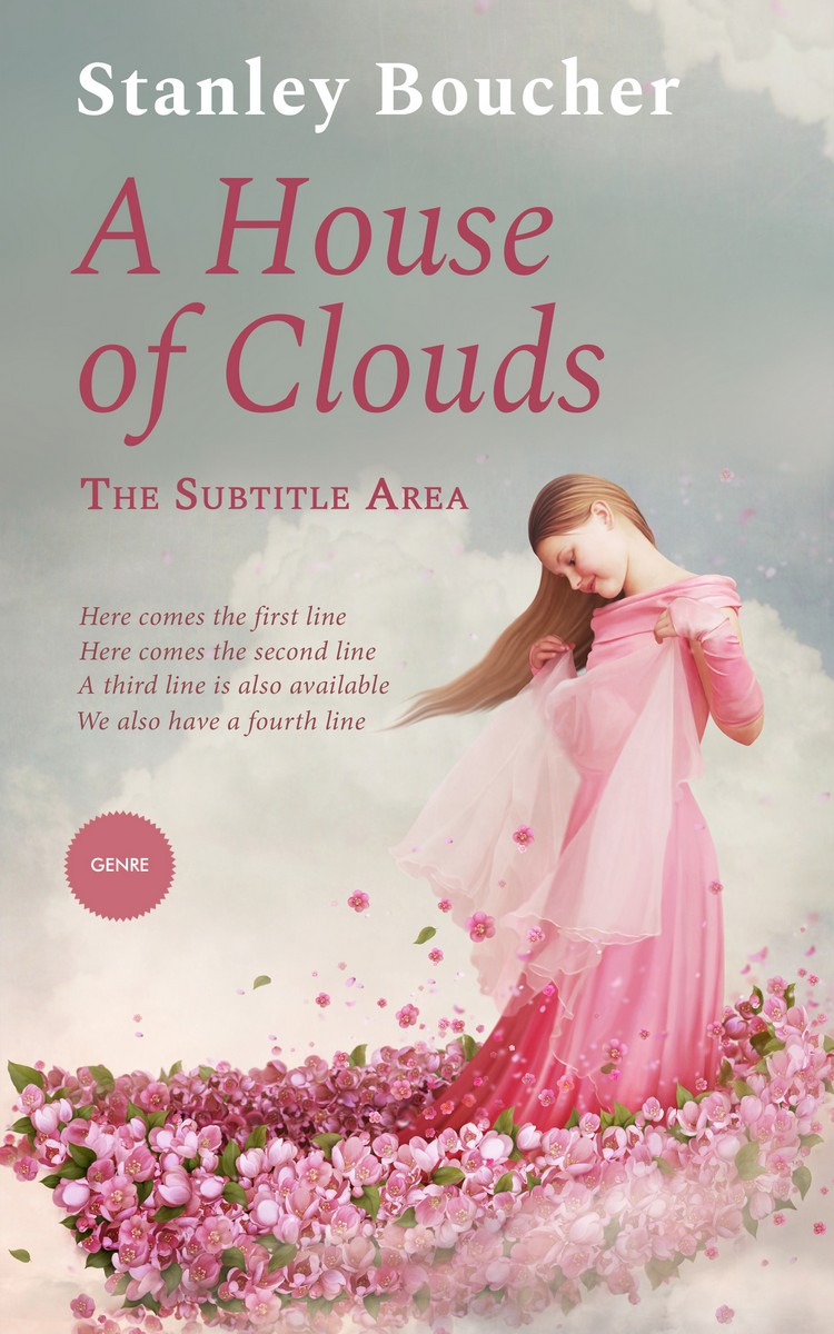 2D view of Premade Fantasy Book Cover - Silver Rust