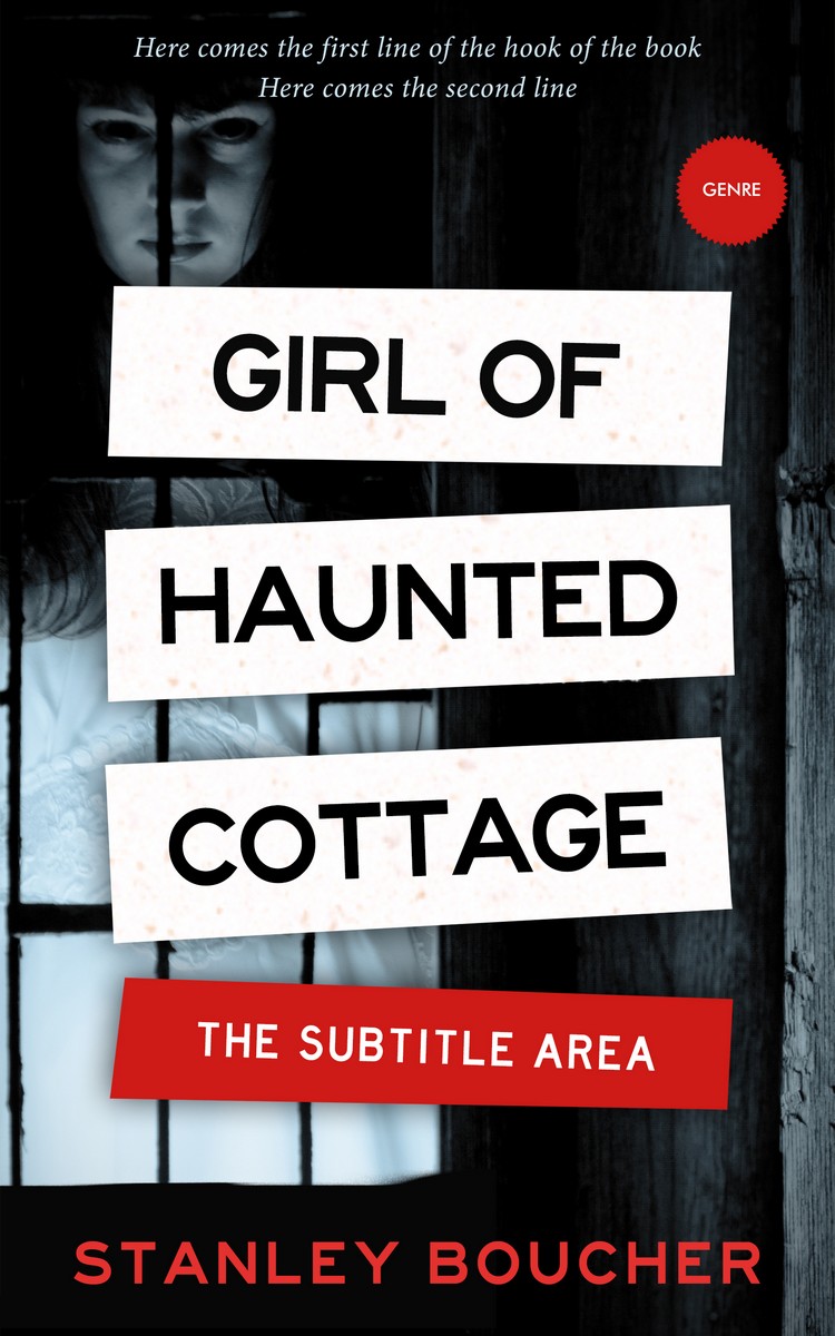 2D view of Premade Horror Book Cover - Woodsmoke