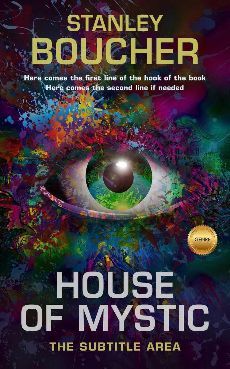 2D view of Premade Self-Improvement & Self-Help Book Cover - Bastille