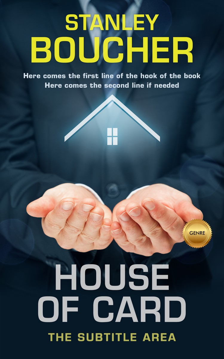 2D view of Straw #1608 - Premade Business Book Cover