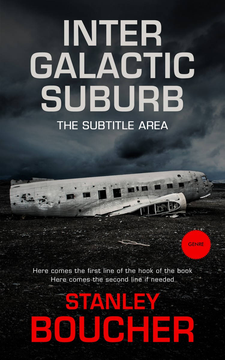 2D view of Premade Mystery & Thriller & Suspense Book Cover - Shark