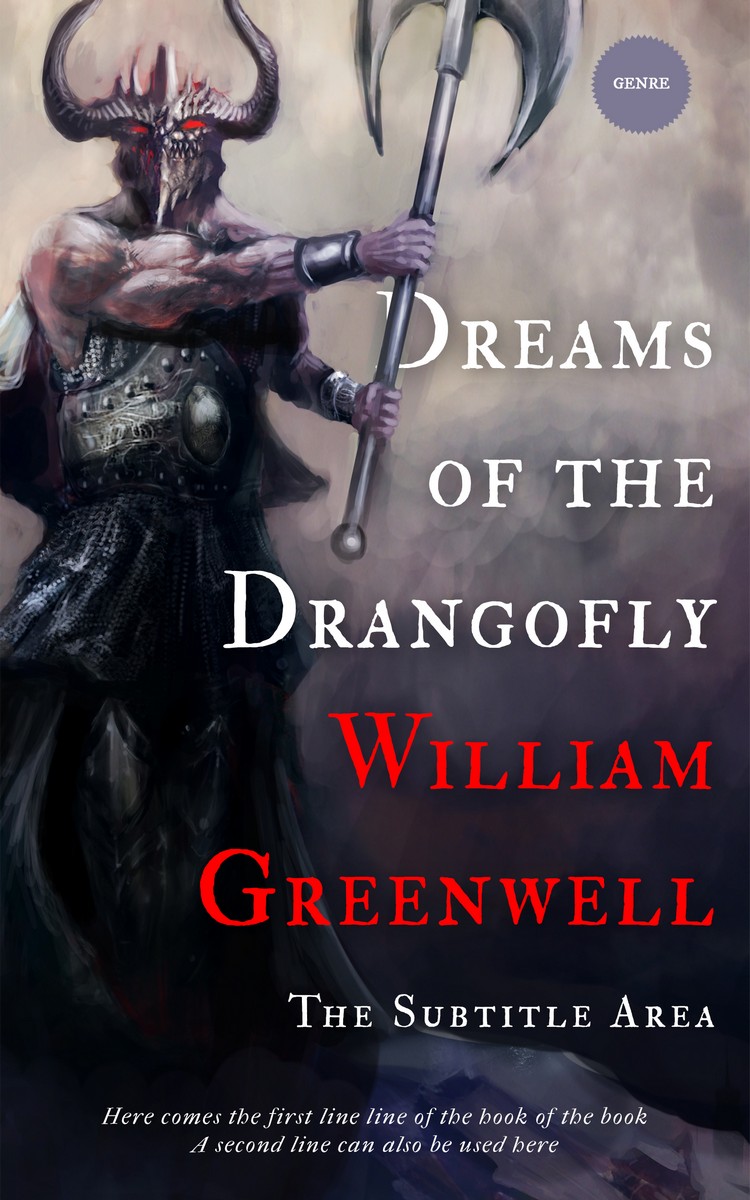 2D view of Premade Fantasy Book Cover - Thatch