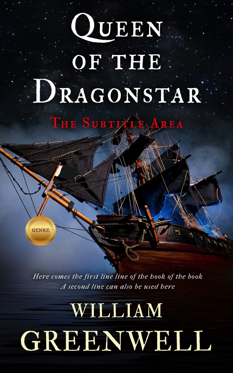 2D view of Premade Historical Book Cover - Woodsmoke