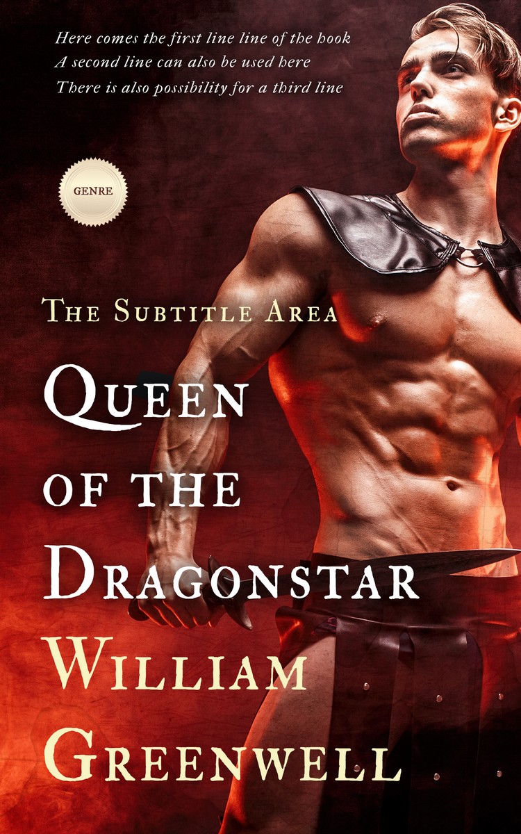 2D view of Premade Fantasy Book Cover - Sambuca