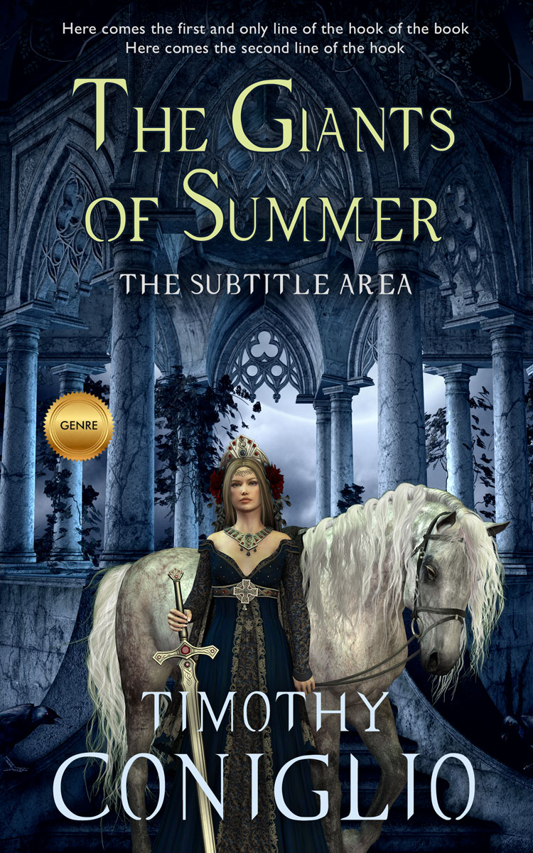 2D view of Premade Historical Book Cover - Mirage