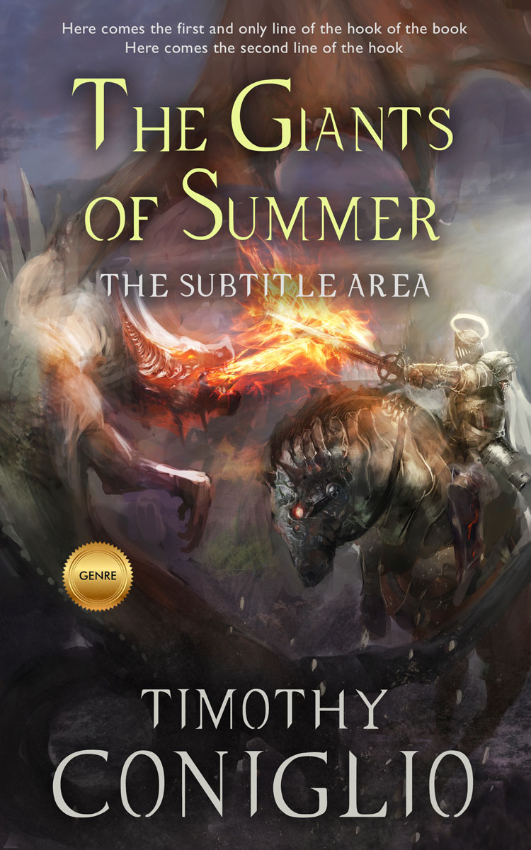 2D view of Premade Fantasy Book Cover - Masala