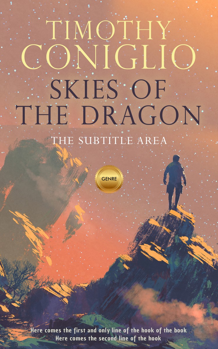 2D view of Premade Fantasy Book Cover - Brandy Rose