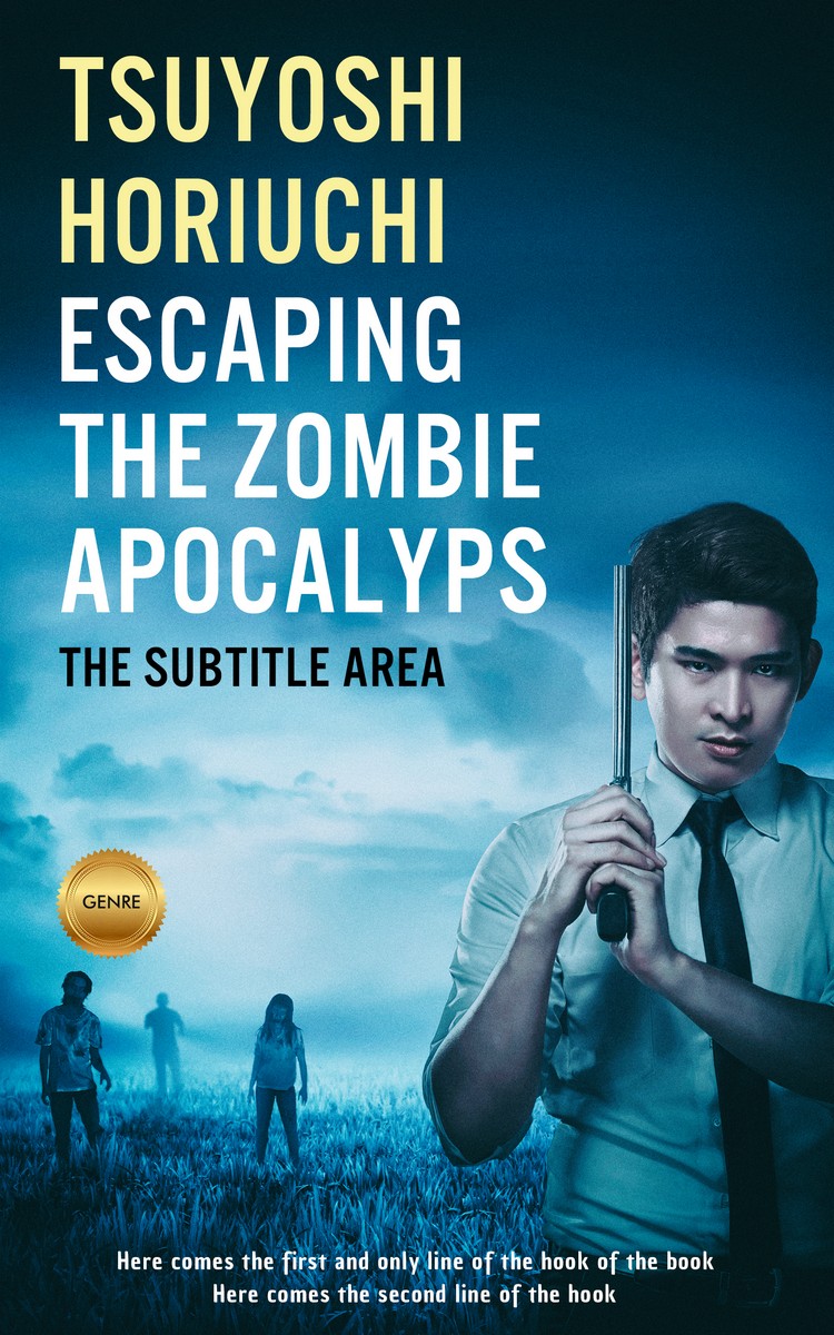 2D view of Premade Apocalyptica Book Cover - Jet Stream