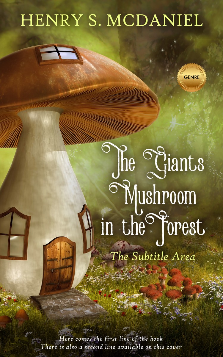 2D view of Premade Fantasy Book Cover - Dallas