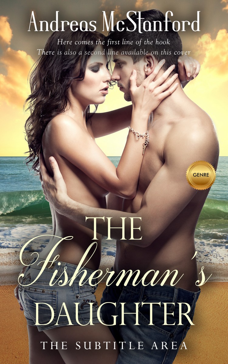 2D view of Premade Romance Book Cover - Masala