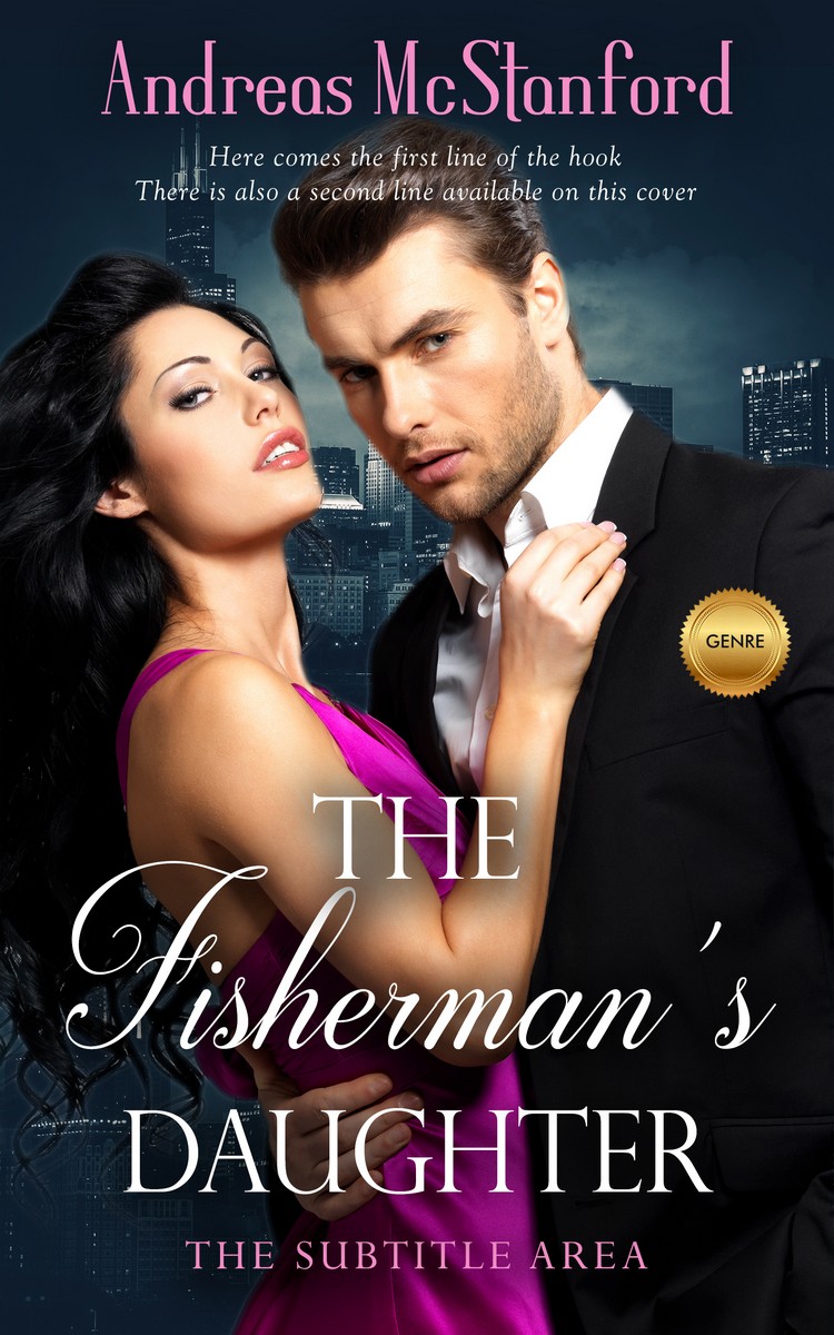 2D view of Premade Romance Book Cover - My Pink