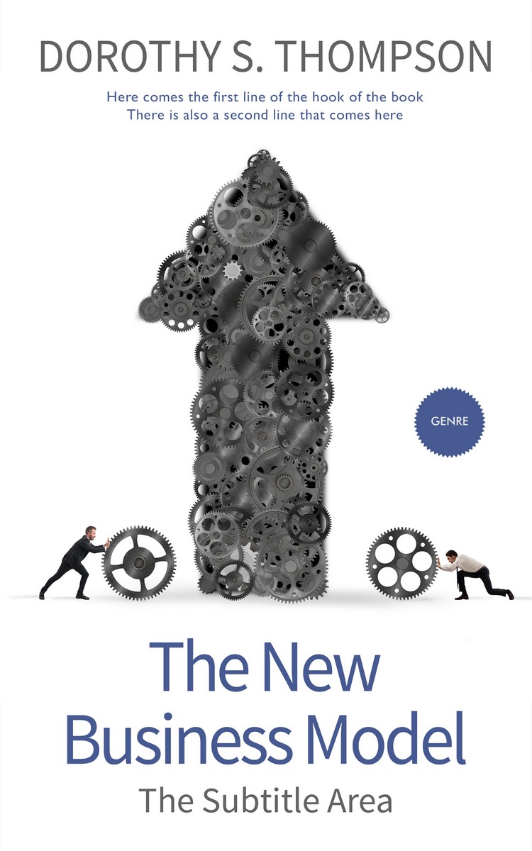 2D view of Premade Self-Improvement & Self-Help Book Cover - Abbey