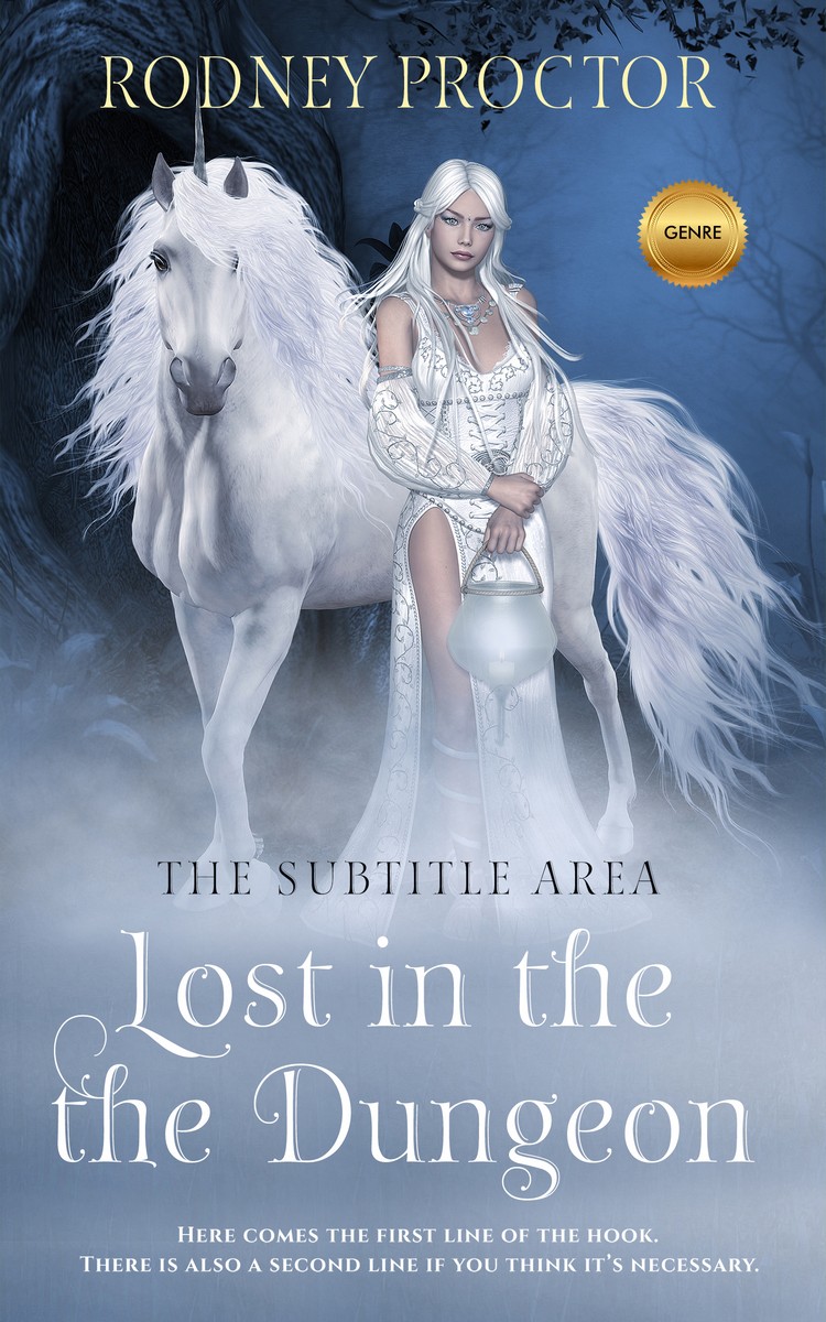 2D view of Premade Fantasy Book Cover - Bali Hai