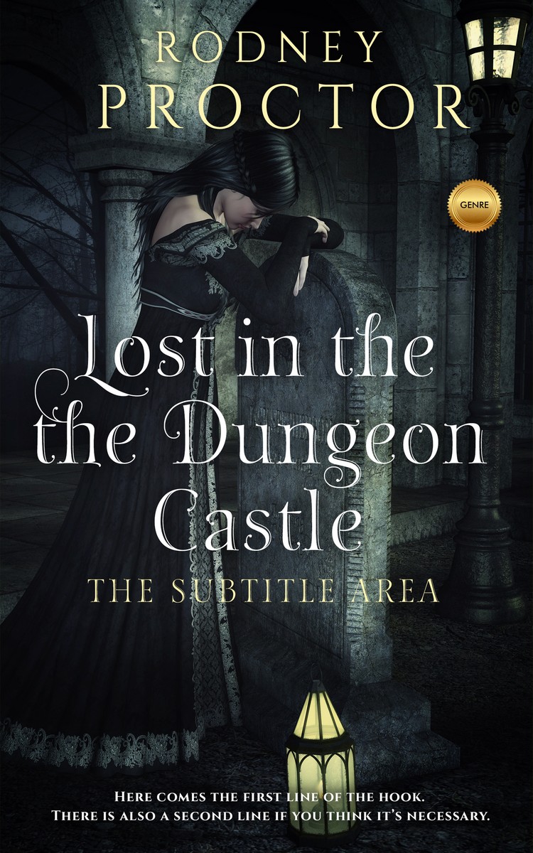 2D view of Premade Fantasy Book Cover - Woodsmoke