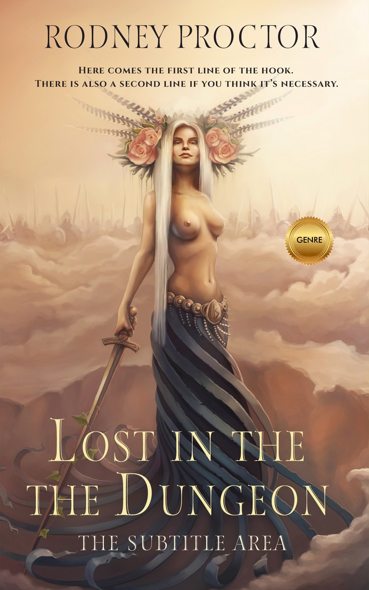 2D view of Premade Historical Book Cover - Brandy