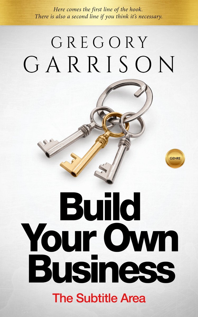 2D view of Premade Self-Improvement & Self-Help Book Cover - Cararra