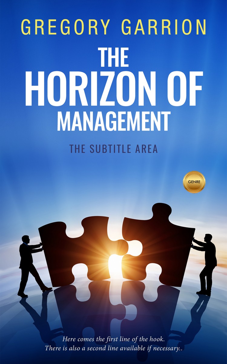 2D view of Premade Self-Improvement & Self-Help Book Cover - Indigo