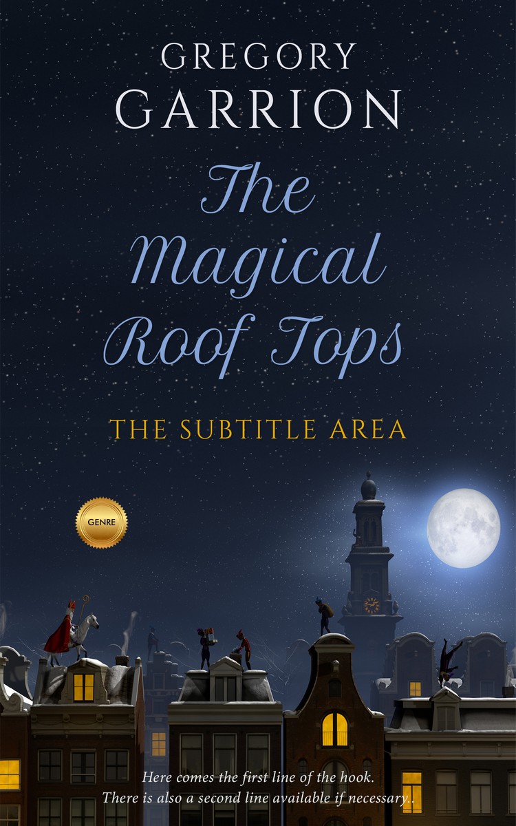 2D view of Premade Children's Book Cover - Mirage