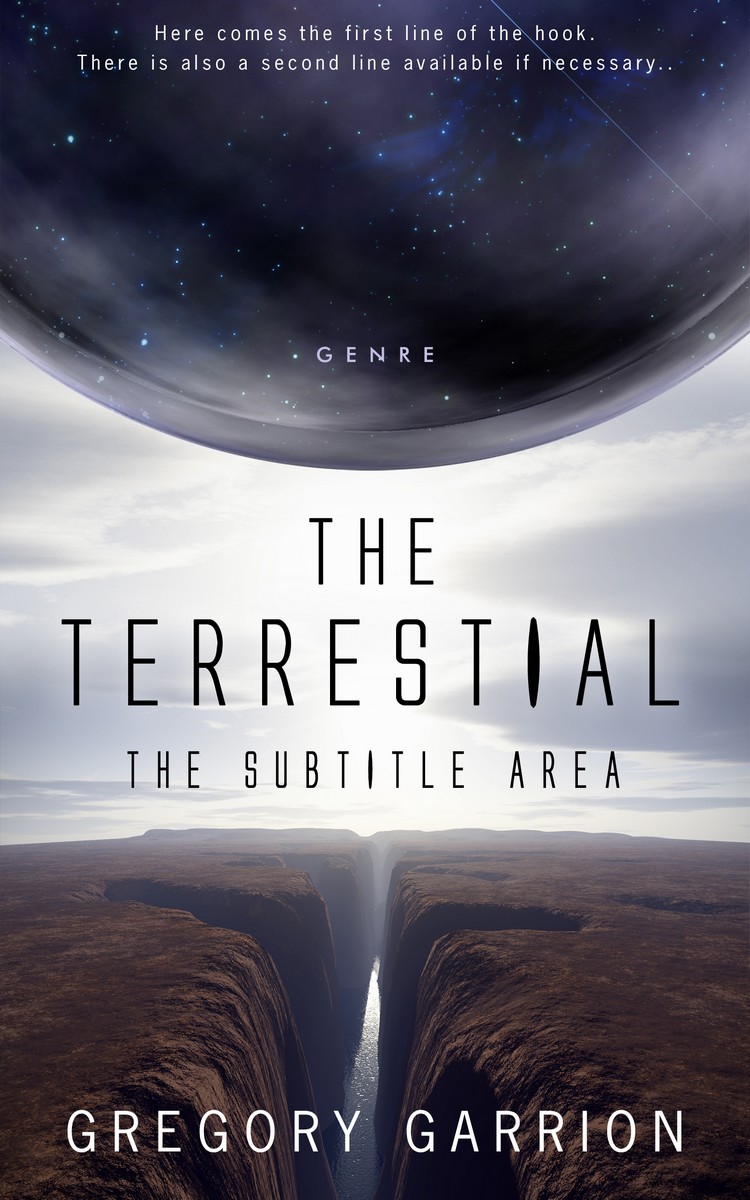 2D view of Premade Science Fiction Book Cover - Iron